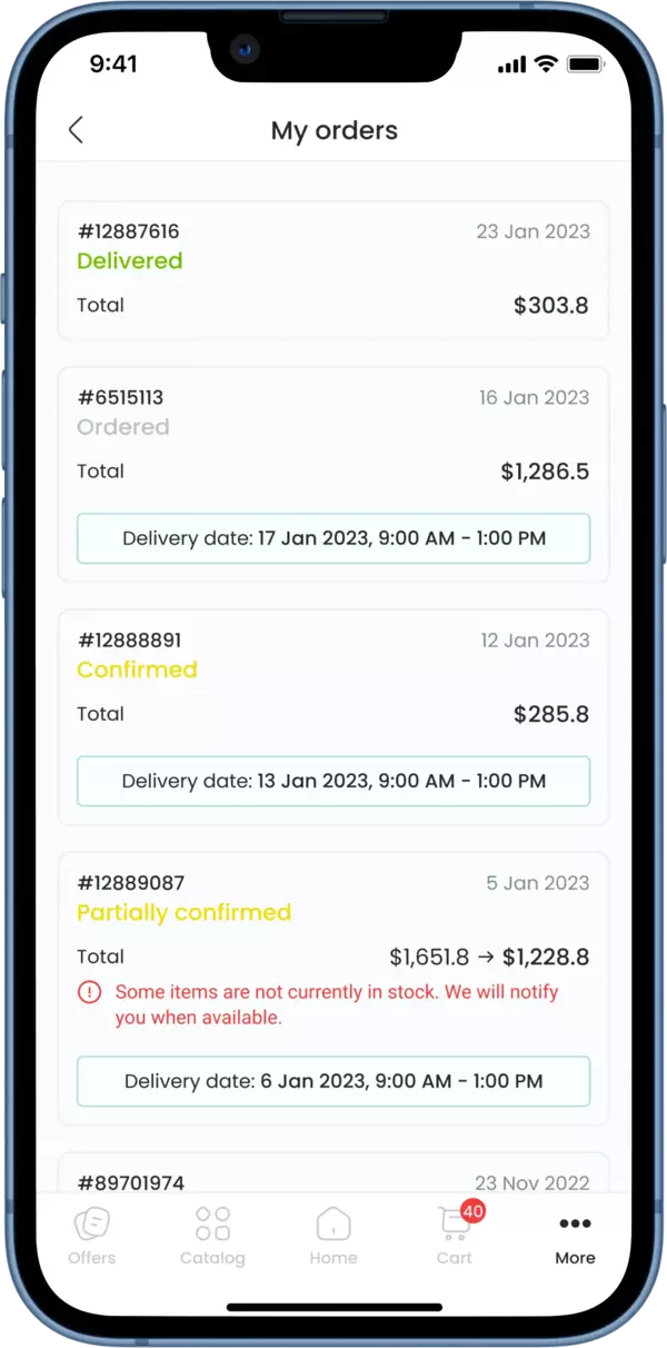 Transform Your B2B Ordering Experience with Our Online App
